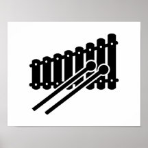 Xilófono negro posters