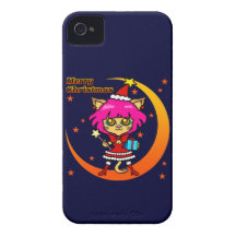 xmas cat Case-Mate iPhone 4 ケース
