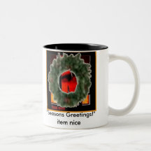 xmasEye, "saludos de las estaciones!" artículo agr Taza