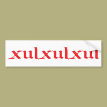 xulxulxul pegatinas de parachoque