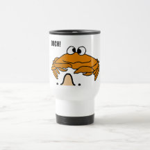 XX cangrejo que toca la bocina el dibujo animado d Tazas De Café