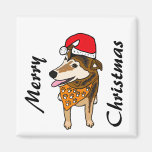 XX imán del navidad del perro del rescate