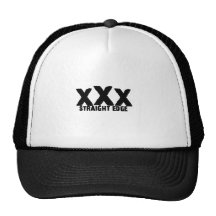 xXx borde recto Gorros Bordados