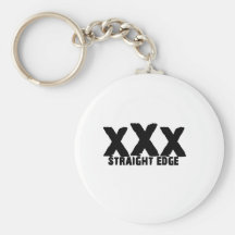 xXx borde recto Llavero Personalizado