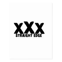xXx borde recto Postal