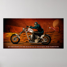 ….Y Behold, un caballo pálido Poster