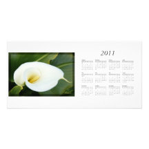 Y blanco de los lirios… Calendario 2011 Tarjetas Fotográficas