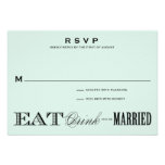 Y ESTÉ CASADO el | RSVP 3,5 x 5 Invitación Personalizada