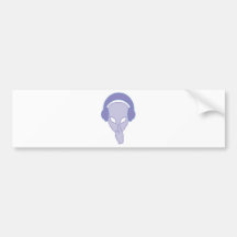 y hombre silencioso etiqueta de parachoque