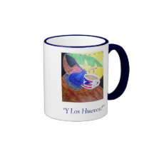 ¿"Y Los Huevos? " Taza