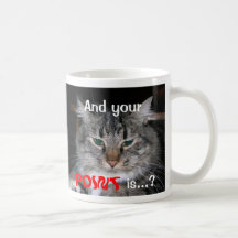¿Y su punto es…? taza