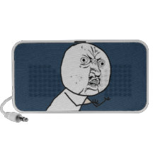 Y U ninguna cara cómica explotable del individuo iPhone Altavoz