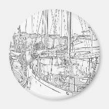 Yachthafen Monaco Magnete