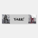 ¡YARR! ETIQUETA DE PARACHOQUE