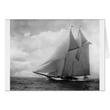 Yate América c1910 Tarjetón