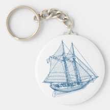 Yate "América" del Schooner, 1851 Llaveros Personalizados