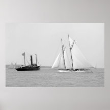 Yate "INDRA " del Schooner Posters