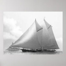 Yate "Ramona " del Schooner Poster