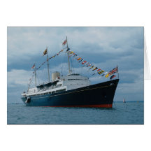 Yate real británico "Britannia " Felicitaciones