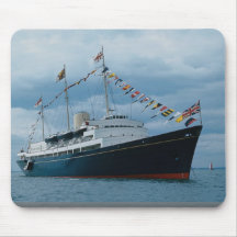 Yate real británico "Britannia " Tapetes De Raton