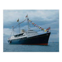 Yate real británico "Britannia " Tarjetas Postales