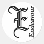 Yates del esfuerzo de las trituradoras pegatina redonda