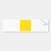 - Yellow1 - amarillo a cuadros y amarillo de la ma Pegatina De Parachoque