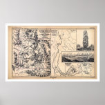 Yellowstone en el poster alemán 1871