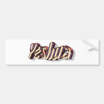 Yeshua Manus 3D Etiqueta De Parachoque