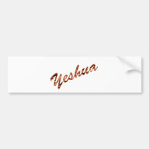 Yeshua Terre. Pegatina De Parachoque