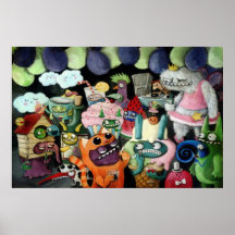 ¡Yeti y fiesta de los monstruos! Poster