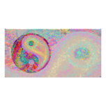 YIN afortunado YANG - para la balanza en la vida 2 Tarjetas Personales Con Fotos