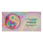 YIN afortunado YANG - para la balanza en vida Tarjeta Fotográfica
