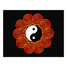 Yin espiral Yang Sun Invitación Personalizada