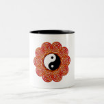 Yin espiral Yang Sun Tazas