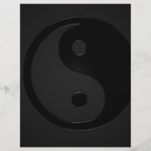 Yin oscuro y tirón - Yin Yang Tarjetón