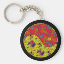 yin y símbolo de yang llaveros personalizados