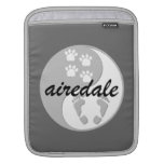 yin yang Airedale Terrier Manga De iPad