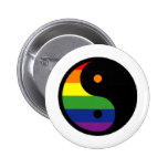 Yin-Yang-Símbolo-Arco iris Pins