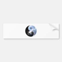 Yin Yang Tag Nacht day night Autoaufkleber