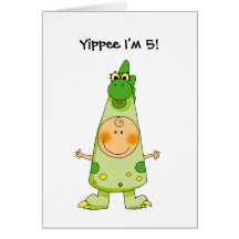 ¡Yippee soy 5! Tarjeton
