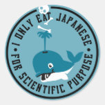 Yo como solamente a los japoneses para el propósit etiquetas  