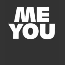 yo encima de usted letras blancas camisetas