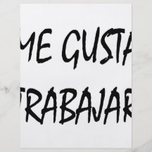 Yo Gusta Trabajar Tarjetas Informativas