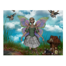 YO y los faeries 4 Tarjeta Postal