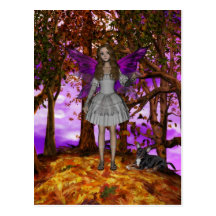 YO y los faeries 7 Postal