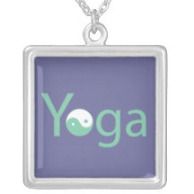 Yoga con Yin y Yang Pendiente Personalizado