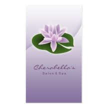 Yoga de la flor de Lotus/tarjeta de visita del sal