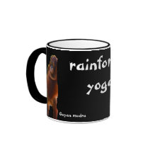 Yoga de la selva tropical taza