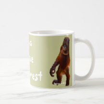 Yoga de la selva tropical tazas
